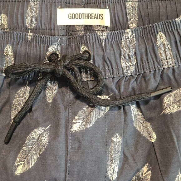 Mens - Goodthreads Feather Printed Swim Trunks - Picture 3 of 15